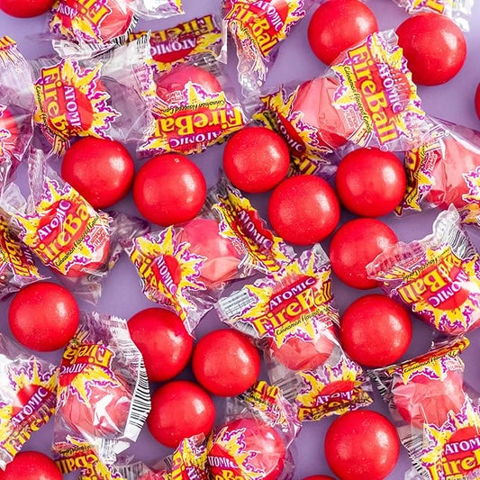 Atomic Fireball, Candy, Cinnamon Flavor, Individually Wrapped, 7.5 g (240 ct)