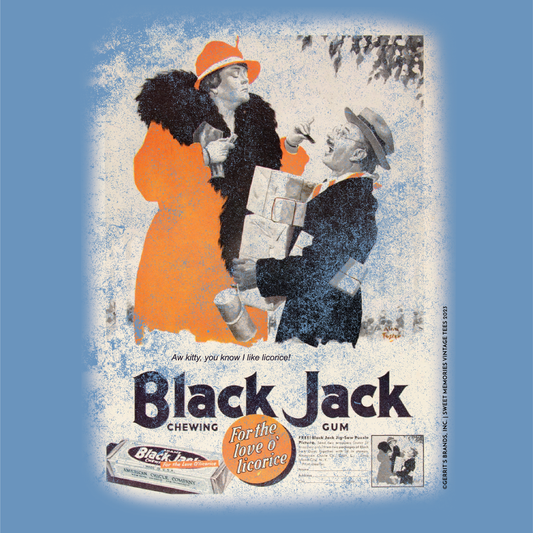 Black Jack for the Love of Licorice Vintage Ad Tee