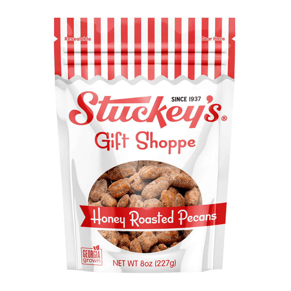 Stuckey's Honey Roasted Pecans 8oz Gift Bag