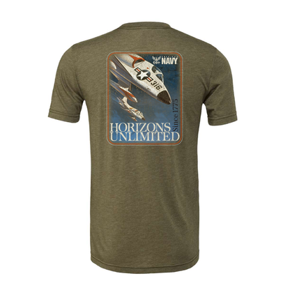 America's Navy Horizons Unlimited Vintage Poster Tee