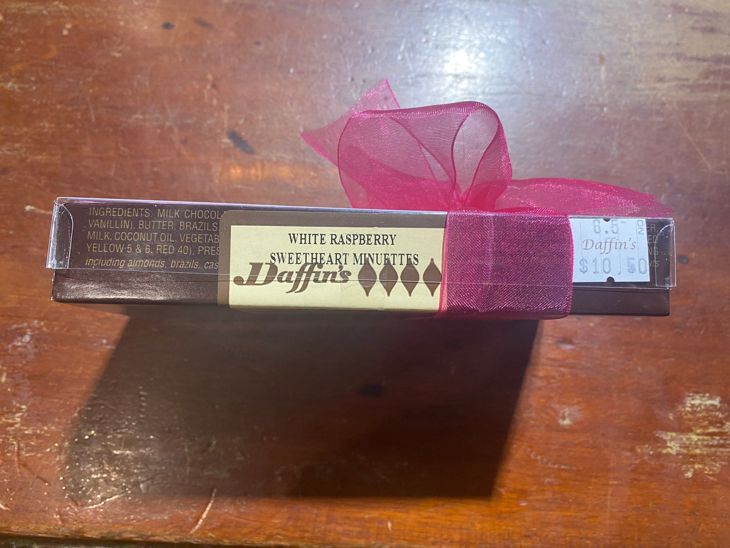 Daffin's White Raspberry Sweetheart Minuettes