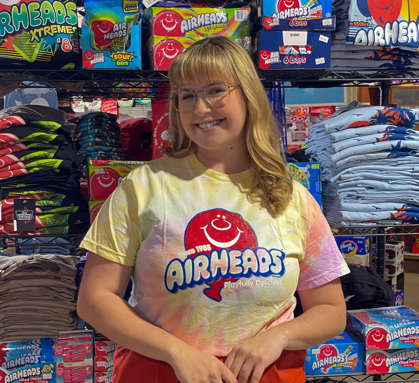 Airheads® Playfully Delicious Since 1985 Tie-Dye Tee