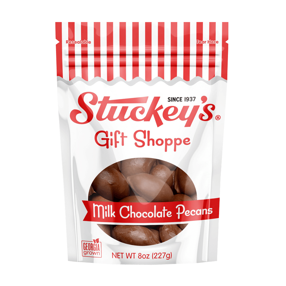 Stuckey's Milk Chocolate Pecans 8oz Gift Bag