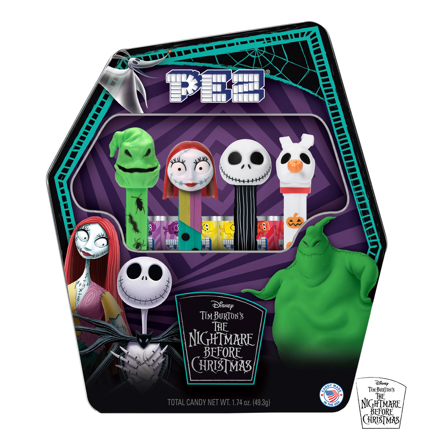 PEZ Nightmare Before Christmas Gift Tin