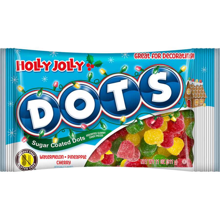 Tootsie Holly Jolly Dots Laydown Bag 11oz