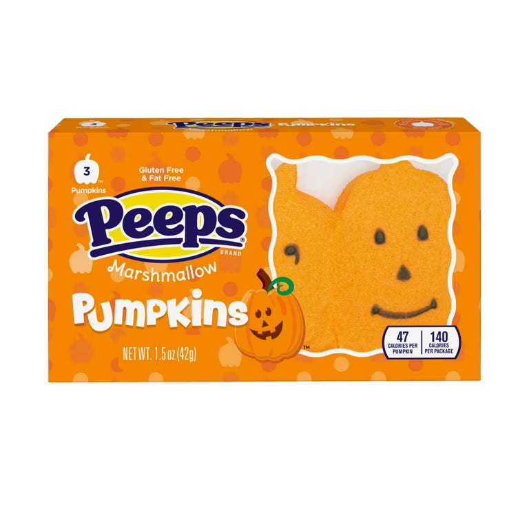 Halloween PEEPS® 3ct Marshmallow Pumpkins 1.5oz
