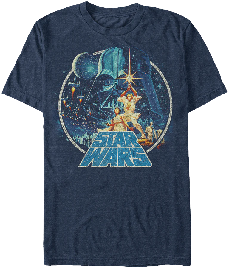 Star Wars A New Hope Poster Art T-Shirt