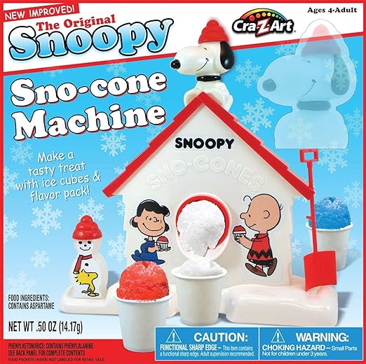 Snoopy Sno Cone Maker with Flavor Pack