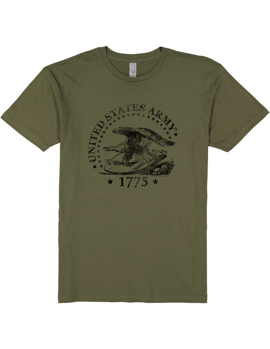 U.S. Army Est. 1775 Military Green Historical Tee