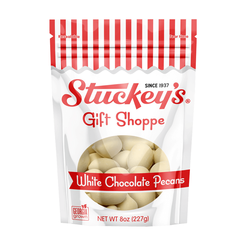 Stuckey's White Chocolate Pecans 8oz Gift Bag