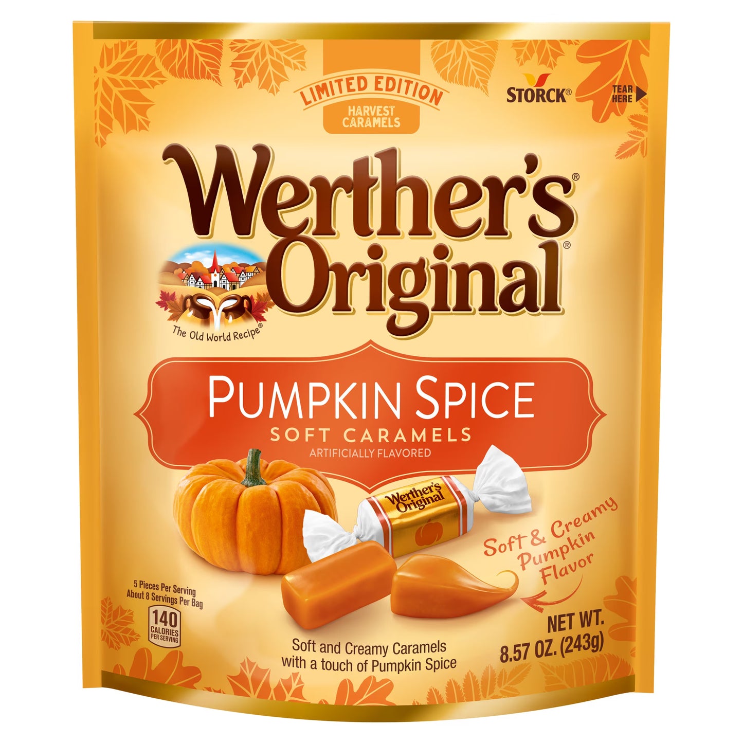 Werther's Original Pumpkin Spice Soft Caramels 8.57oz