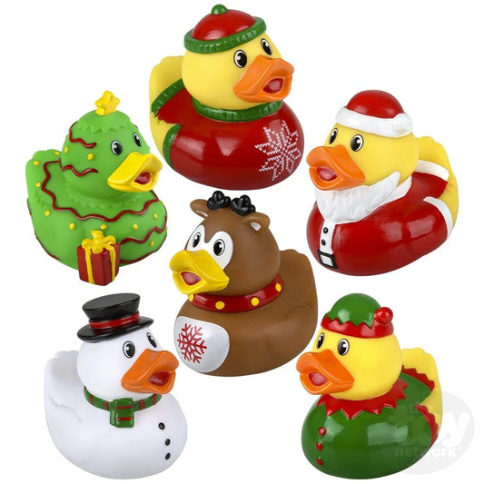 Christmas Rubber Ducks 3.5"