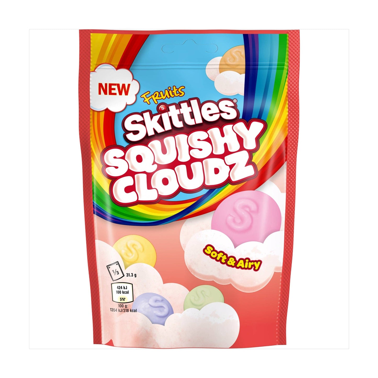 Global Bite Co - Skittles Squishy Cloudz Crazy Fruits 94g (UK)