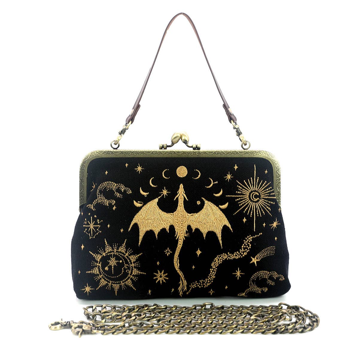 Romantasy Dragon Kisslock Bag