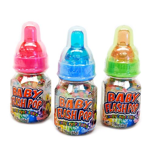 Baby Flash Pop Tangy Crystal Bits - 1.59-oz. Bottle