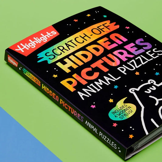 Highlights: Scratch-Off Hidden Pictures Animal Puzzles