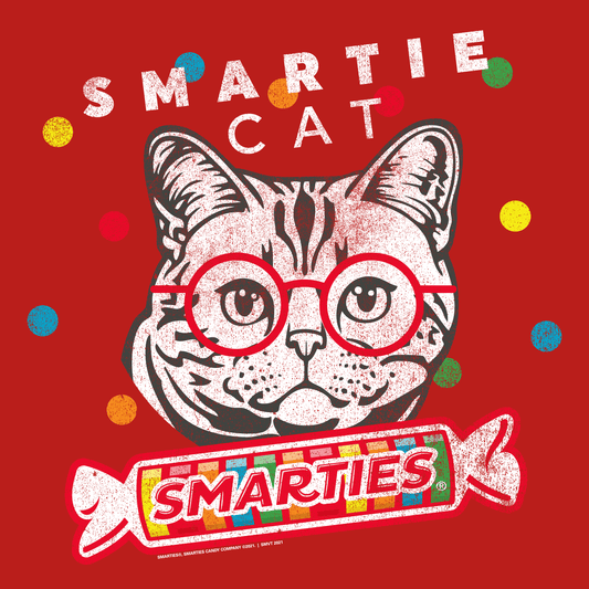 close up of smartie cat are you a smartie cat graphic design