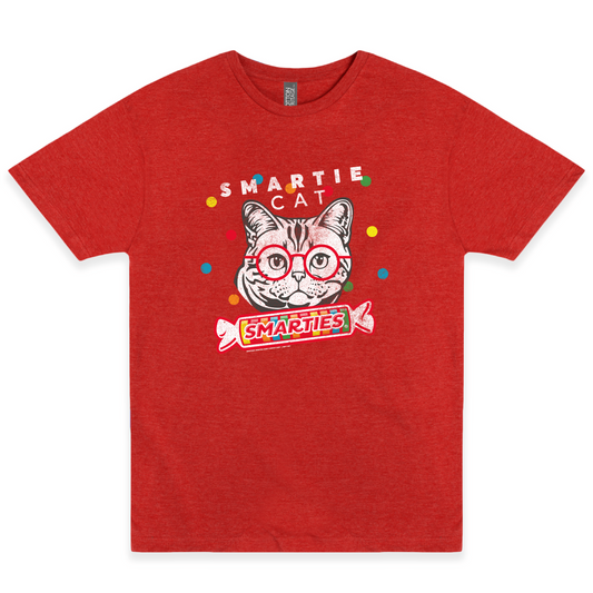 smarties smartie cat are you a smartie cat graphic t shirt officially licensed candy brand unisex novelty tee