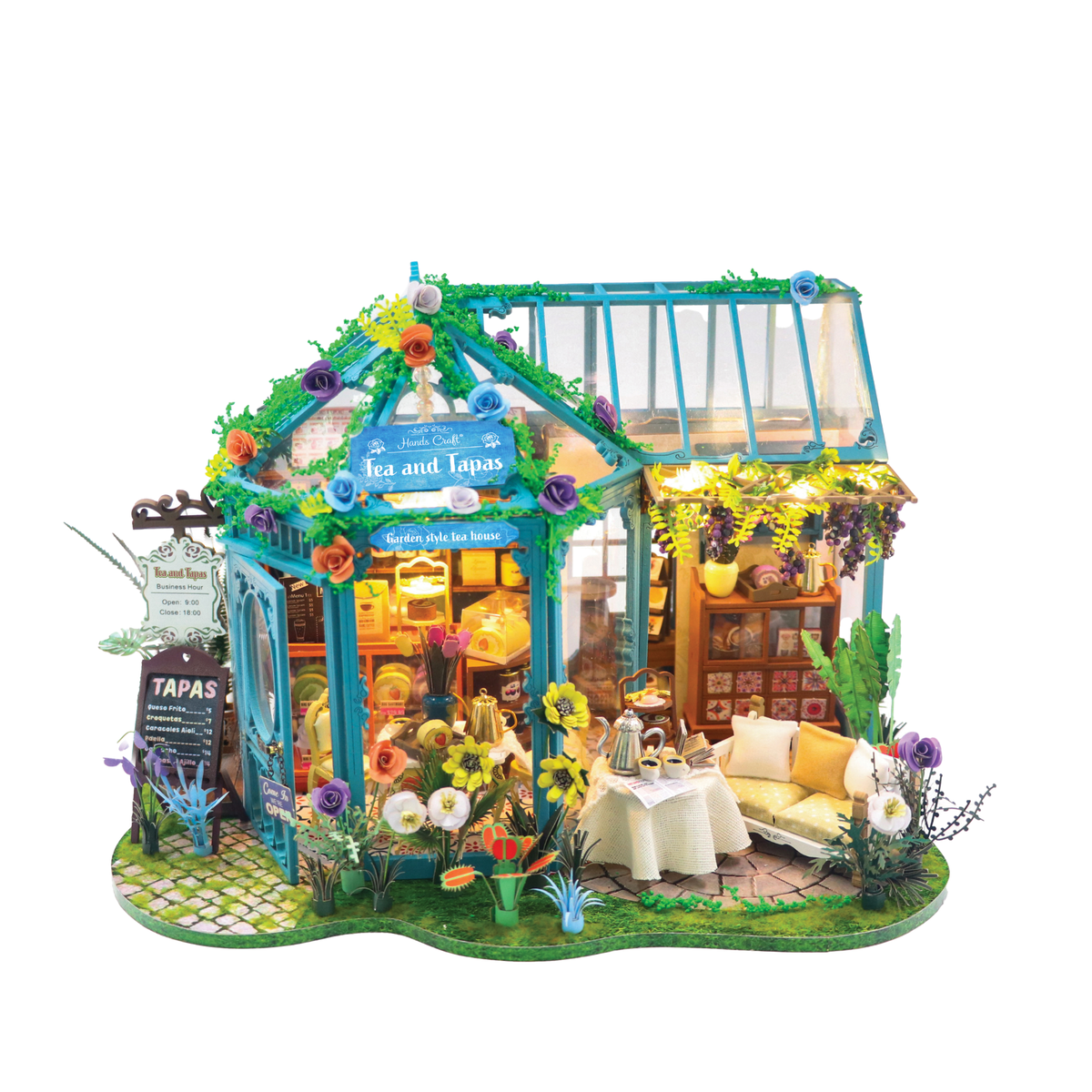 DIY Miniature House Kit: Tea and Tapas
