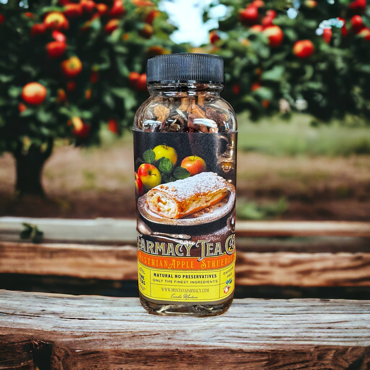 Austrian Pastry Shop Patisserie Almond Apple Strudel Tea