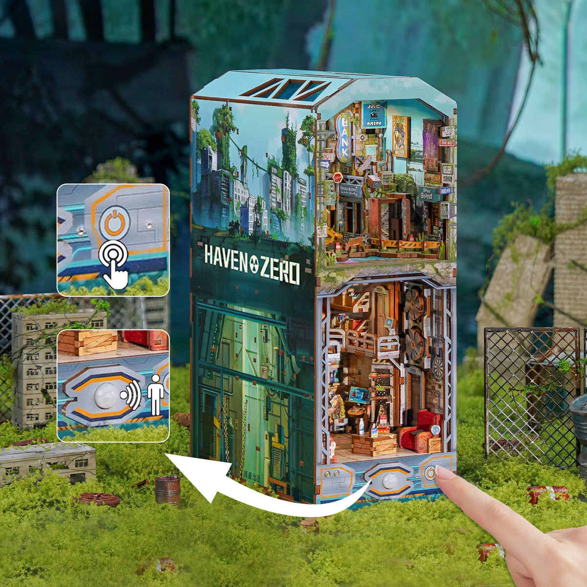 DIY Book Nook Kit: Haven Zero w/ Dust Cover
