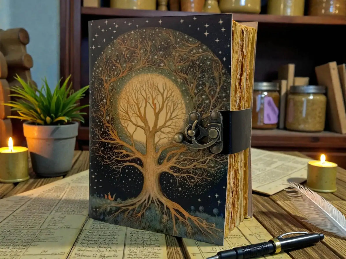 Tree of Life Leather Handmade Journal