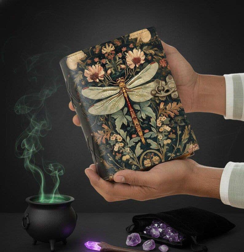 Dragonfly Leather Handmade Journal
