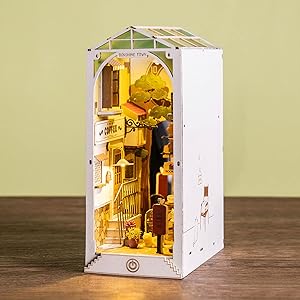 DIY Miniature House Book Nook Kit: Sunshine Town