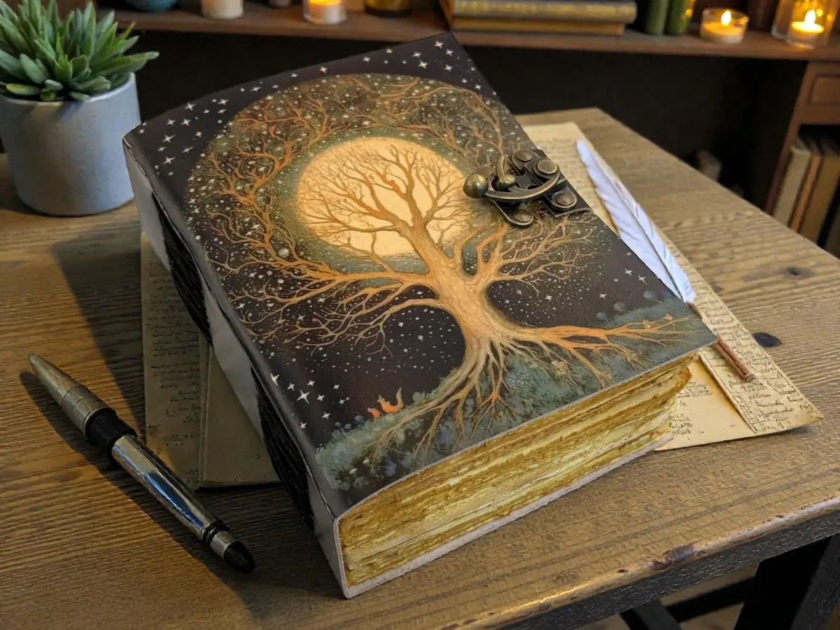 Tree of Life Leather Handmade Journal