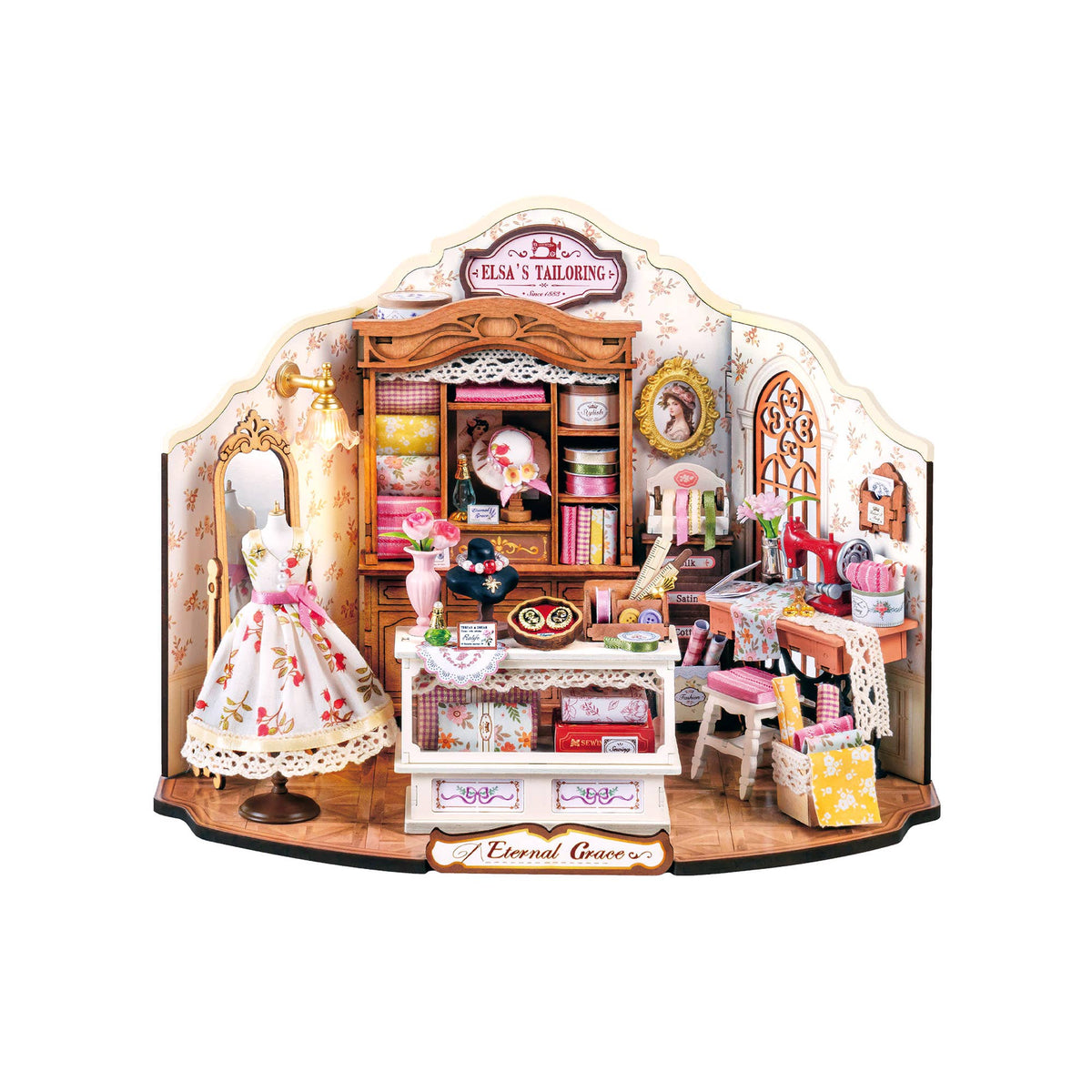 DIY Miniature House Kit: Elsa's Tailoring