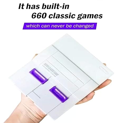 Mini Game Anniversary Edition Amusement System Inbuilt Classic Games 660 NES SNES