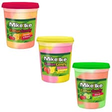 Mike and Ike Cotton Candy Tubs
