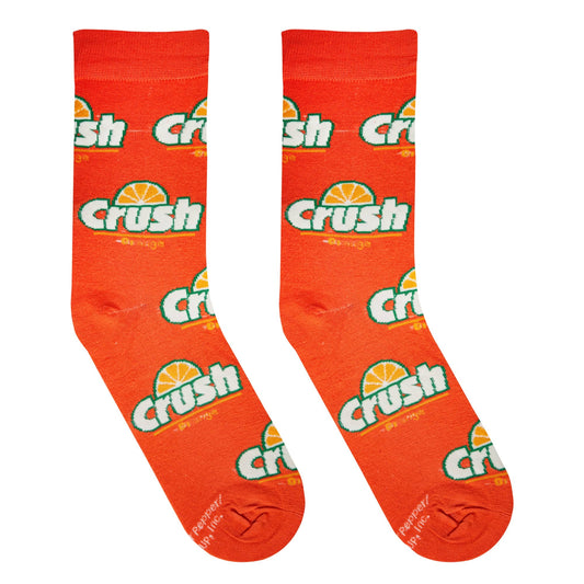 Orange Crush - Womens Crew Folded - Crazy Socks