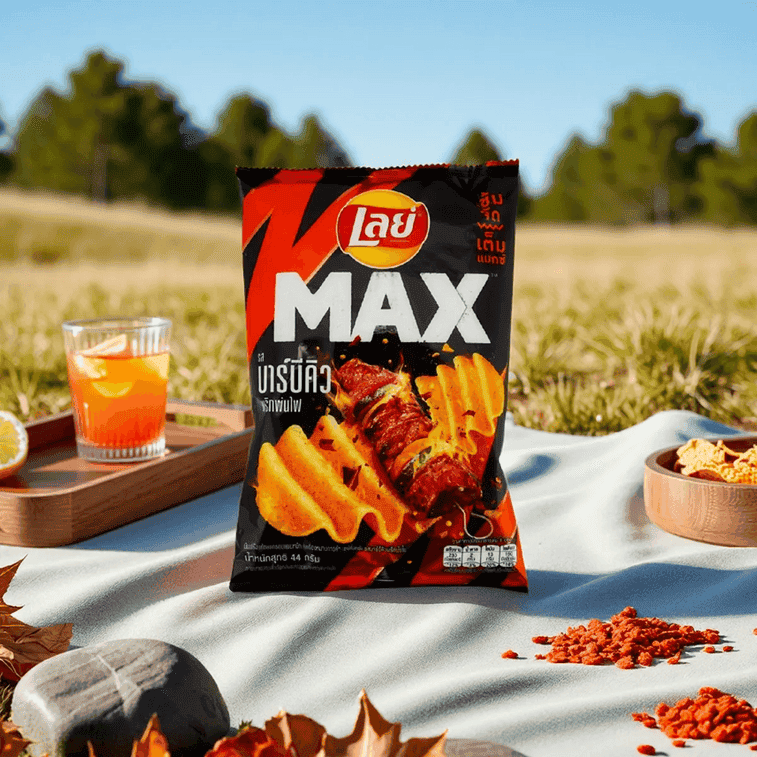 Lays BBQ Prik Pon Fai Flavor Chips, 1.55oz