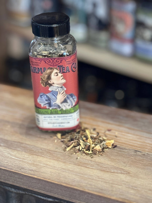 Vintage herbal Remedy throat victorian Herbal Tea blend “Frigging Sore Throat Tea”