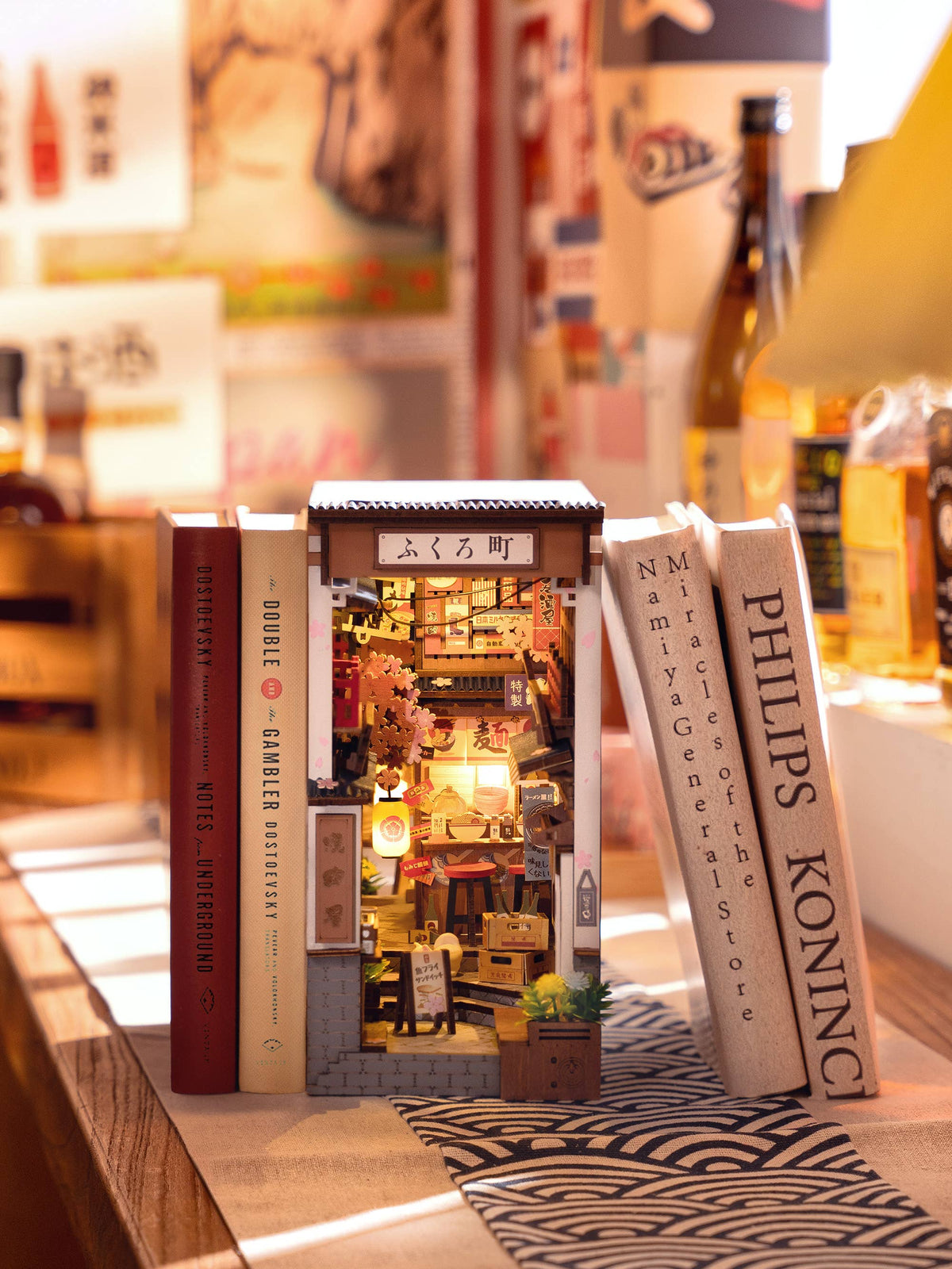 DIY Book Nook Kit: Sakura Wine Alley