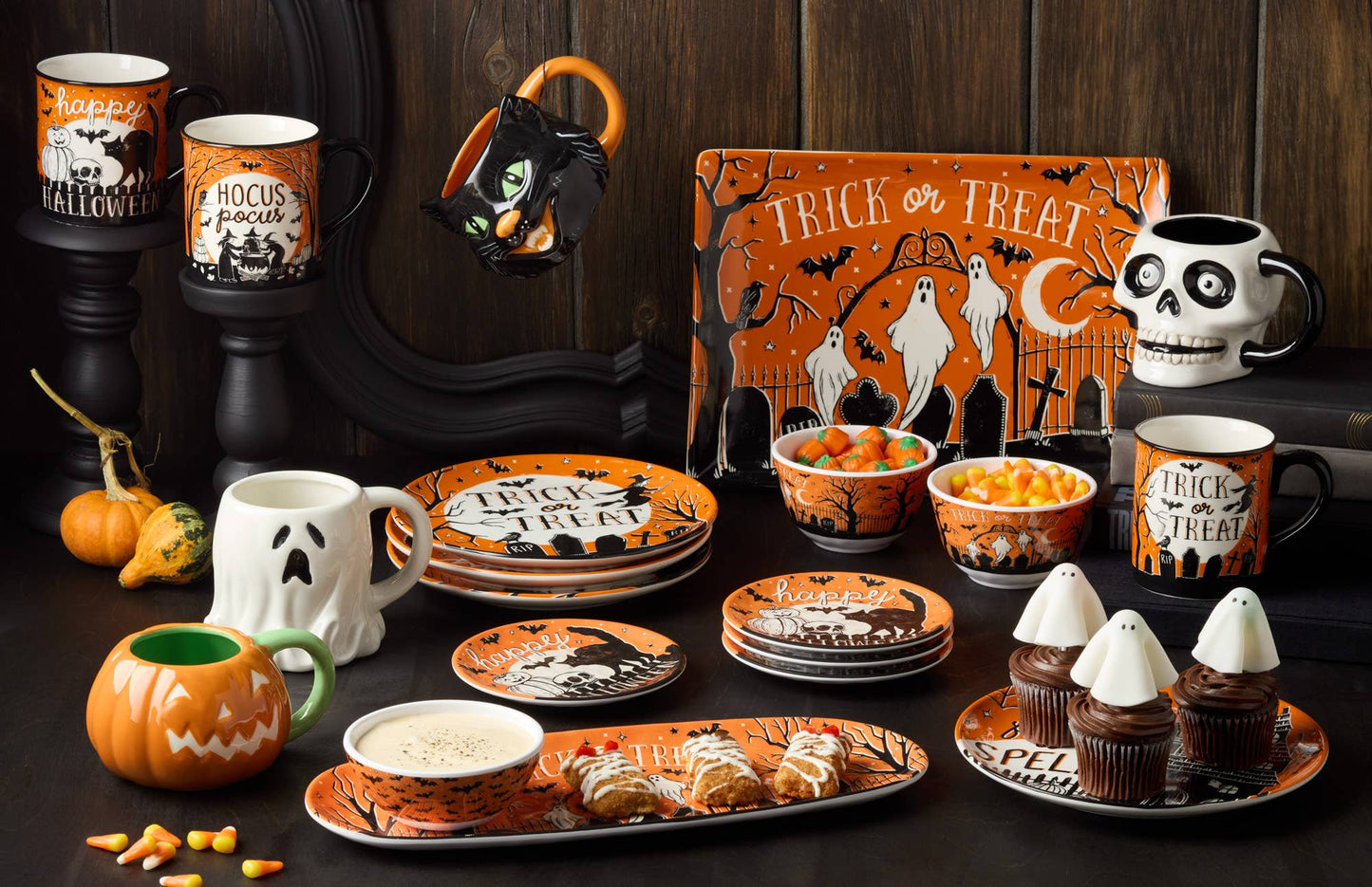 Scaredy Cat Halloween Mug 18 oz.