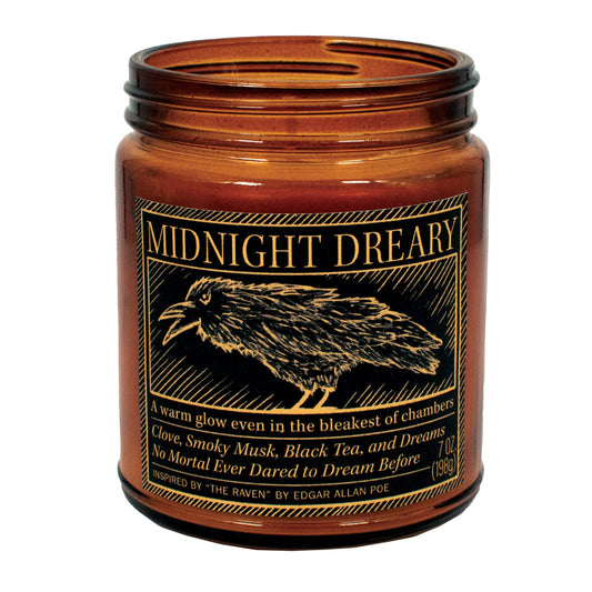 Midnight Dreary Poe Scented Jar Candle