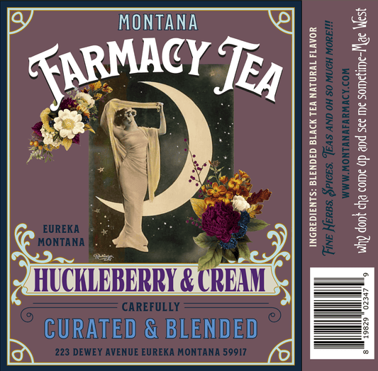 Vintage Moon Huckleberry and Cream Tea Mountain Huckleberry