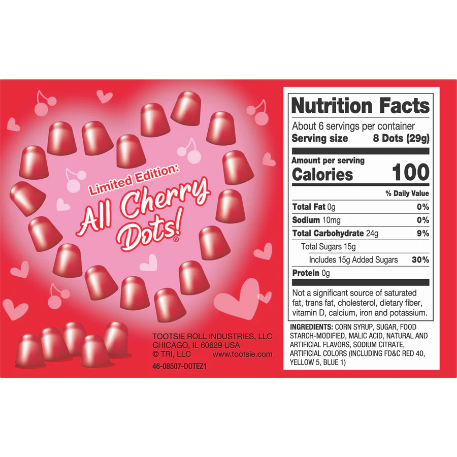 Valentine Cherry Lovers Dots 6oz