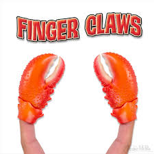 Finger Puppet- Lobster Claws