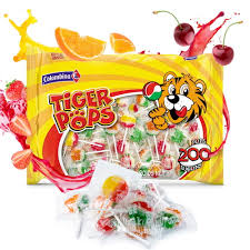 Colombina Tiger Pops Bag 120ct