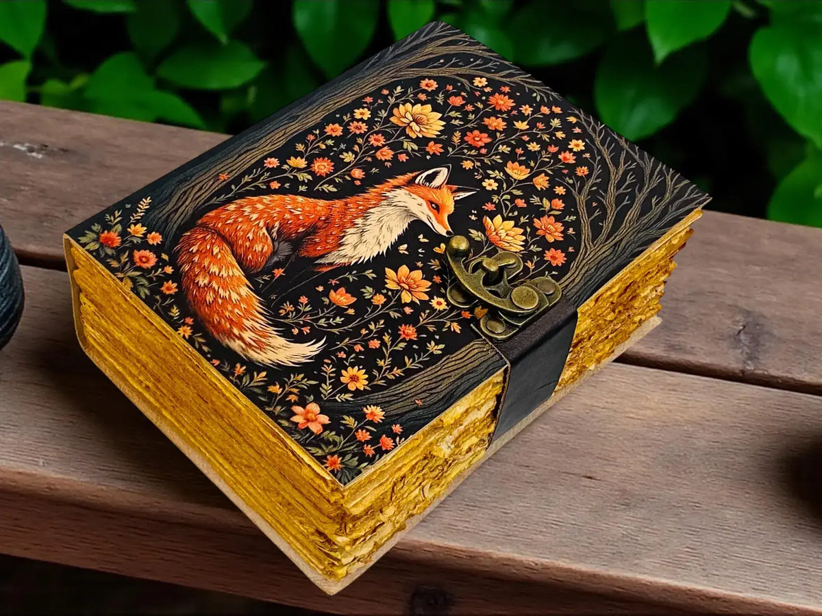 Fox Leather Handmade Journal