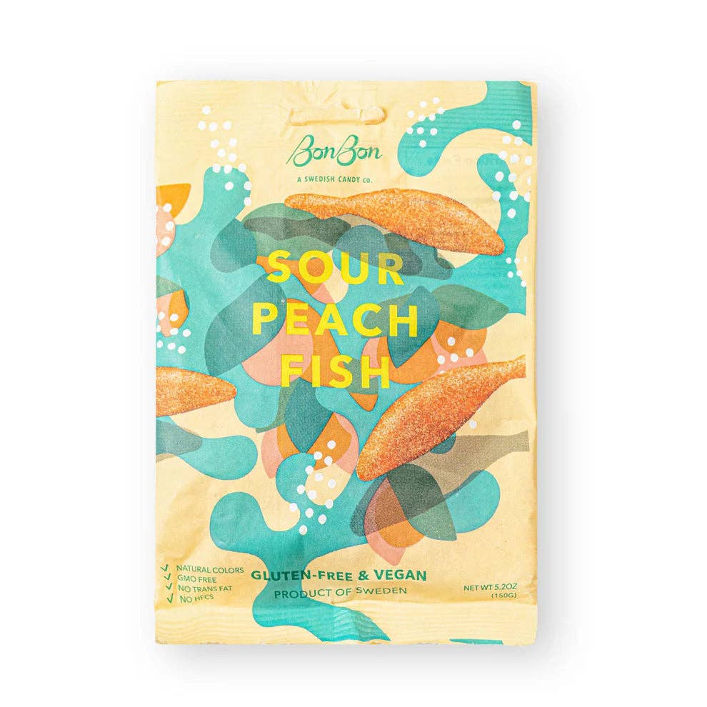 BonBon's Sour Peach Fish 150g