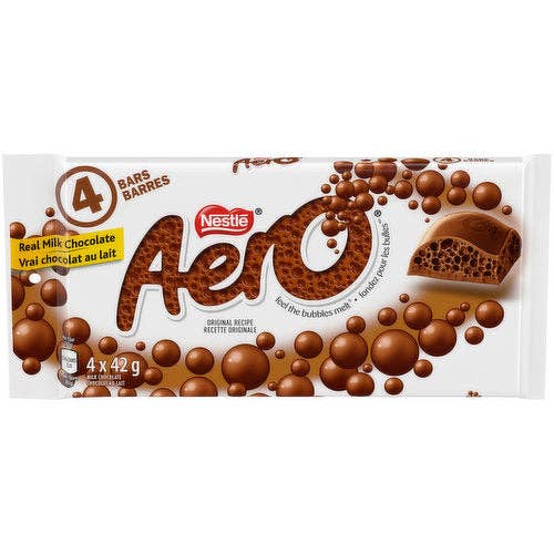 Aero Milk Chocolate Bar 42g , case 48ct: Default Title