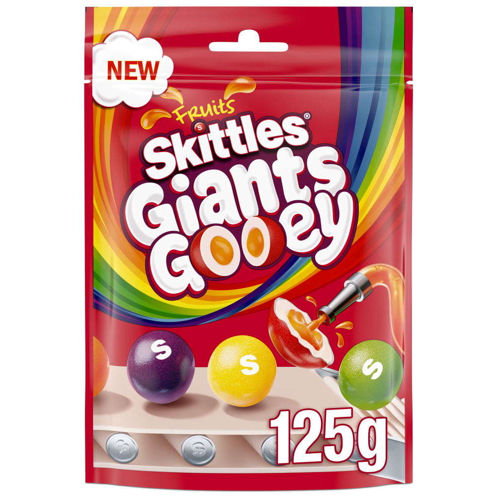 Global Bite Co - Skittles Giants Gooey 125g (UK)