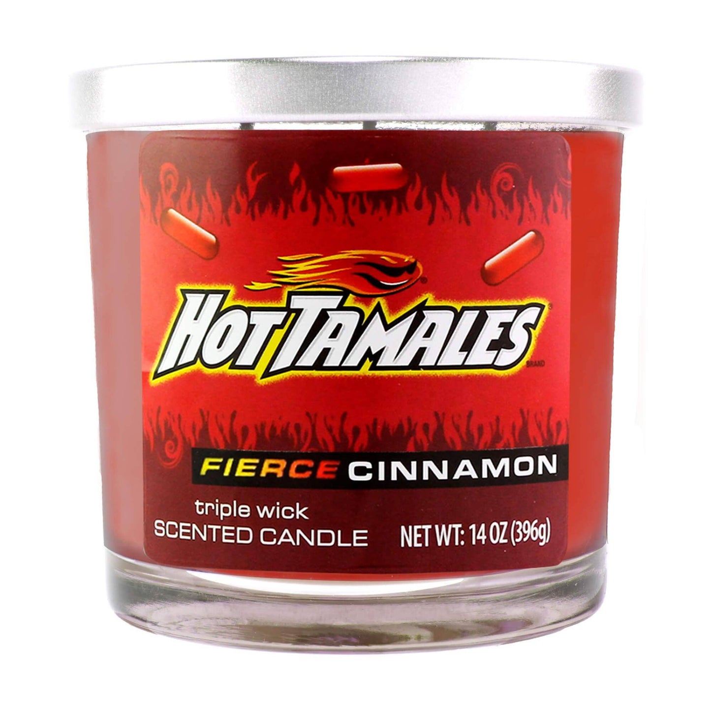 Hot Tamales Fierce Cinnamon Candle - 14oz Triple Wick - 1ct