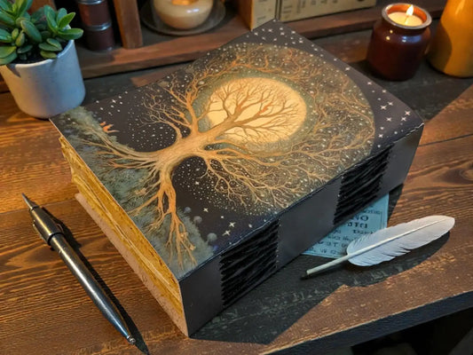 Tree of Life Leather Handmade Journal