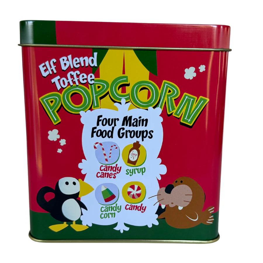 Elf Blend Toffee Popcorn Tin