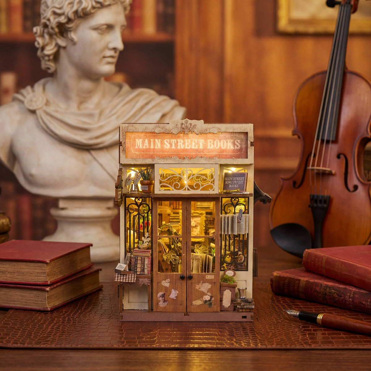 DIY Book Nook Kit: Main Street Books